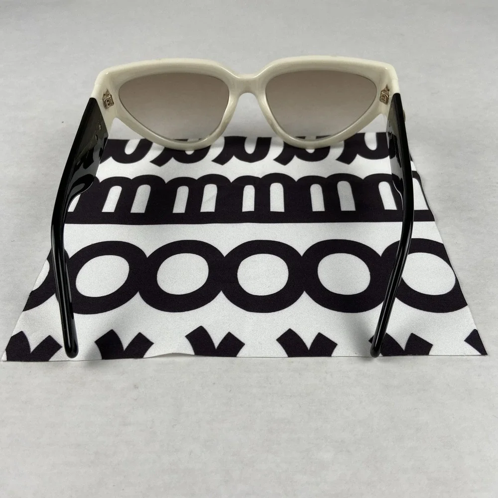 Marc Jacobs Black/Grey Shaded Cat-Eye Women's Sunglasses, Marc 645/s CCPHA 57-17 - Picture 6 of 9